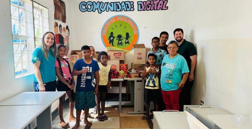 Faculdade metropolitana e cory alimentos se unem para ação beneficente