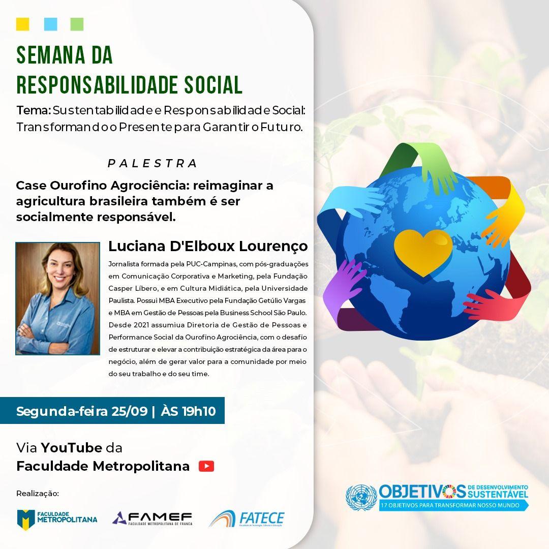SEMANA DA RESPONSABILIDADE SOCIAL 2023 – 1º DIA