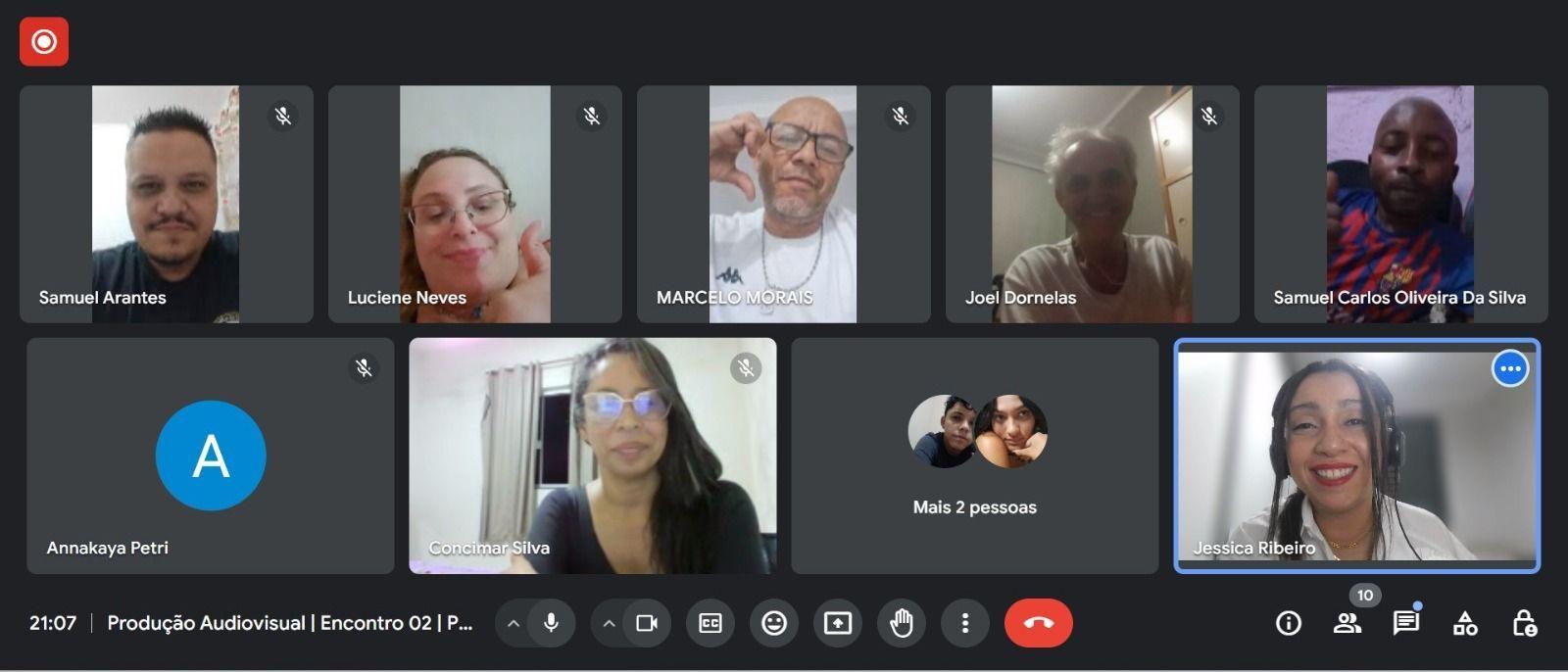 Discentes interagem em Encontros Virtuais