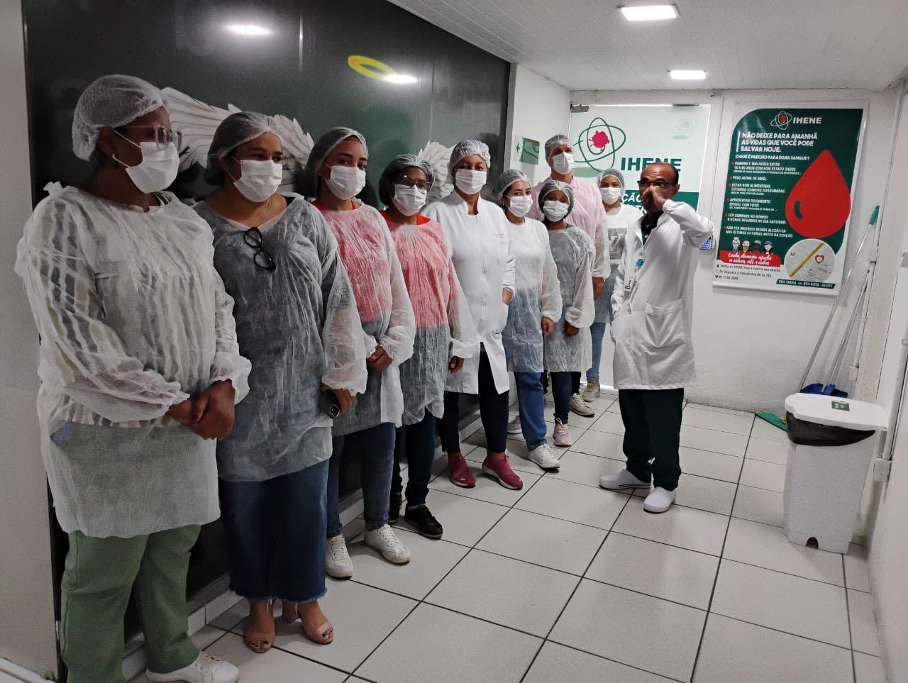 Alunos do Polo Recife participam de visita técnica ao IHENE
