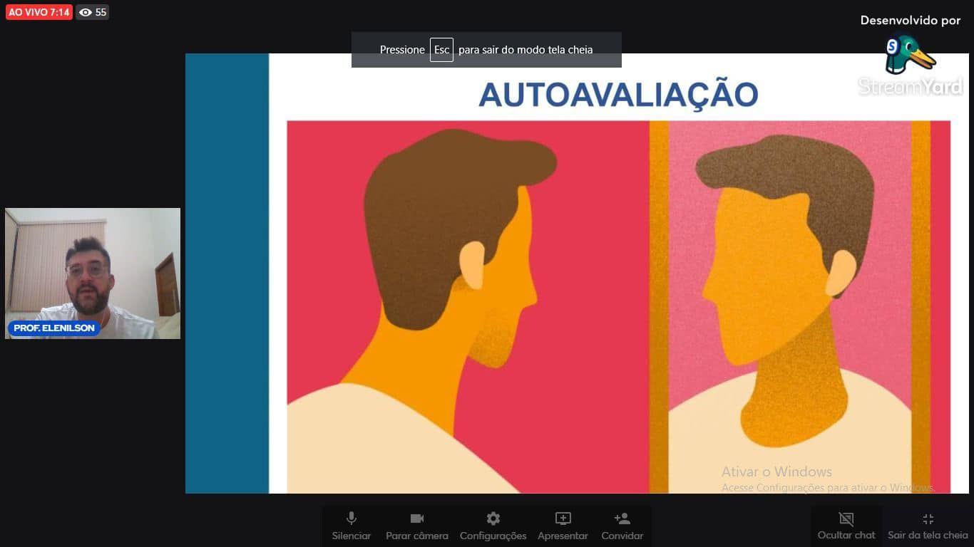 Alunos participam de Encontros Virtuais