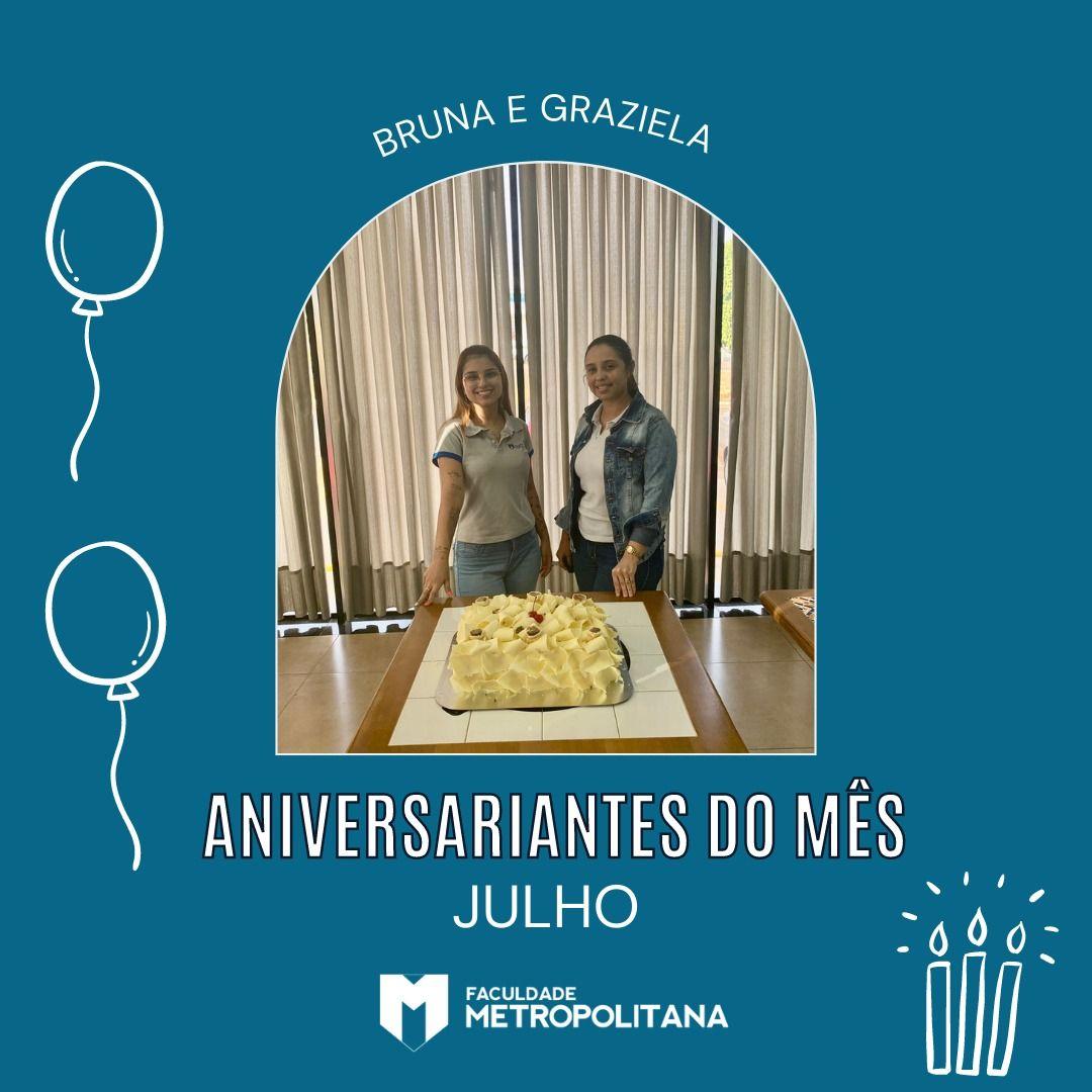 Aniversariantes do mês de Julho
