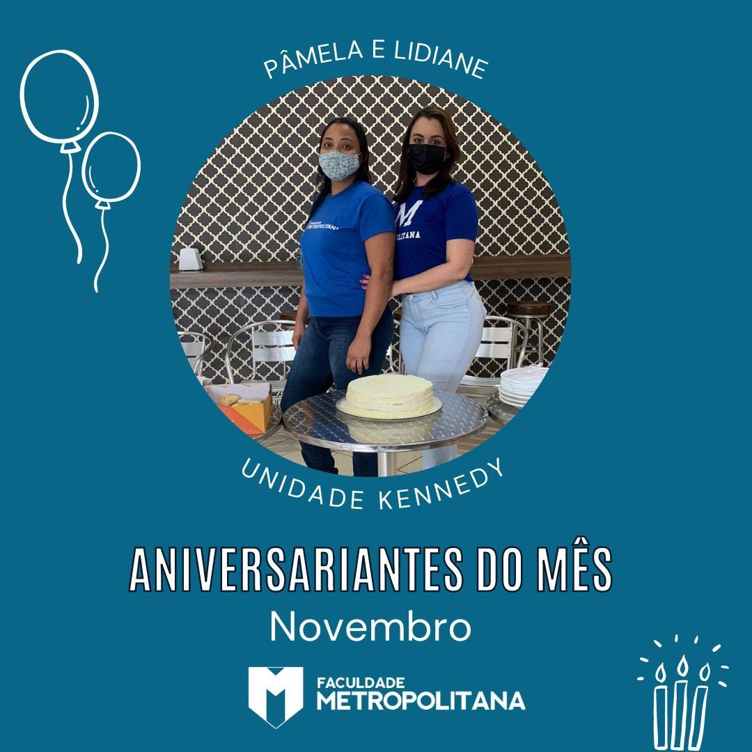 Aniversariantes mês de Novembro