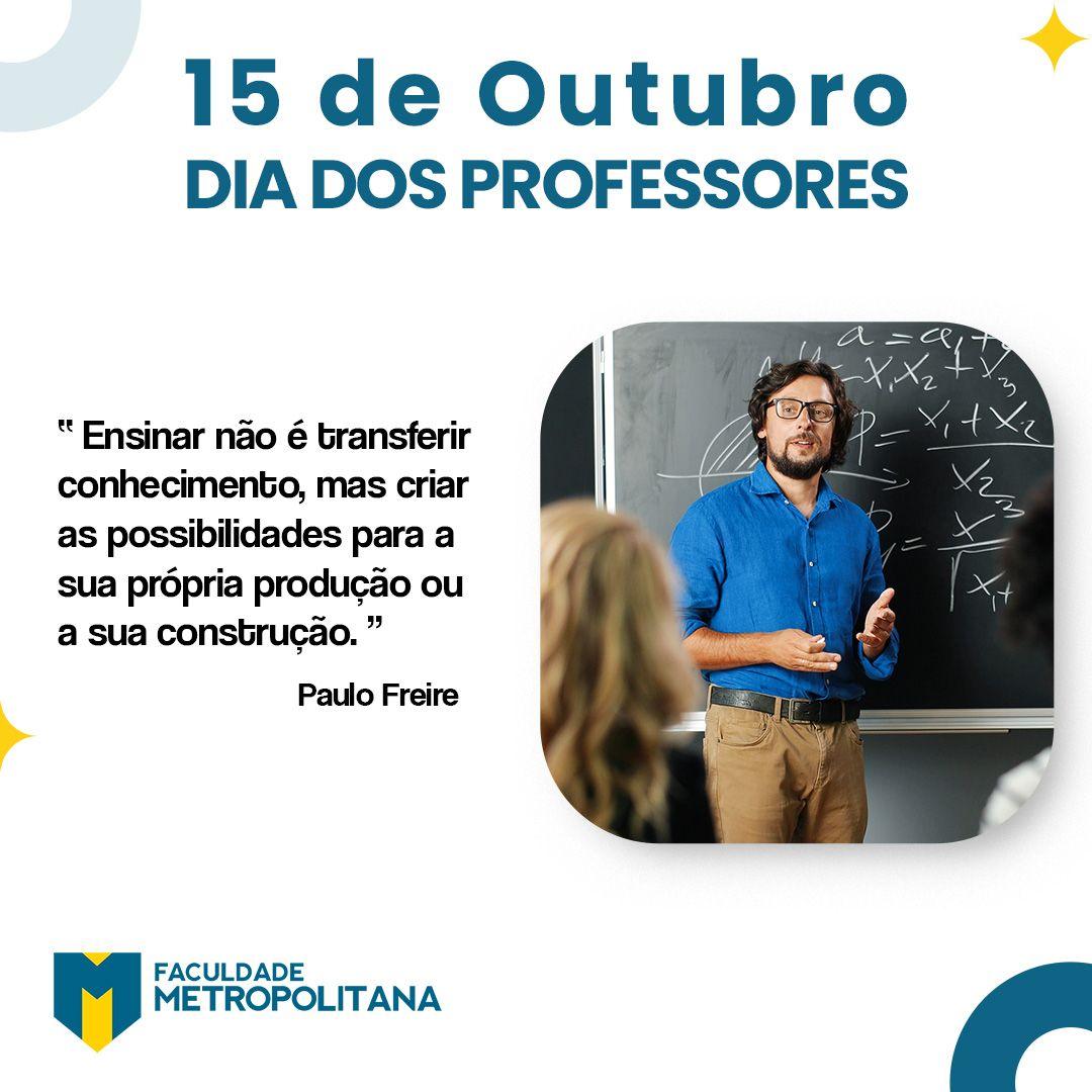 Feliz Dia do Professor
