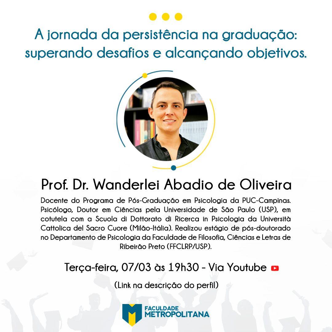 Palestra: A jornada da persistência na graduação