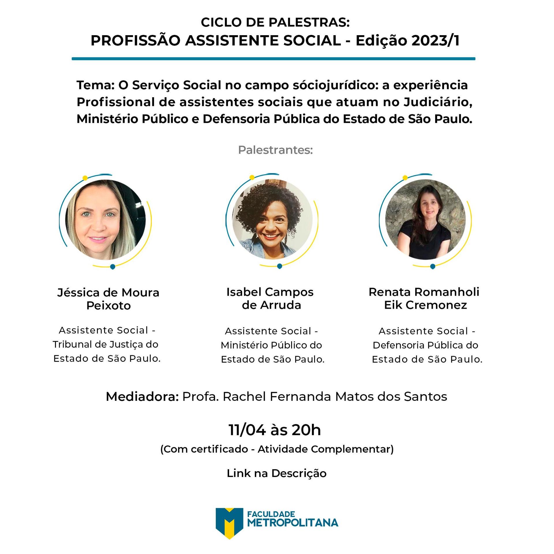 Palestra: Profissão Assistente Social