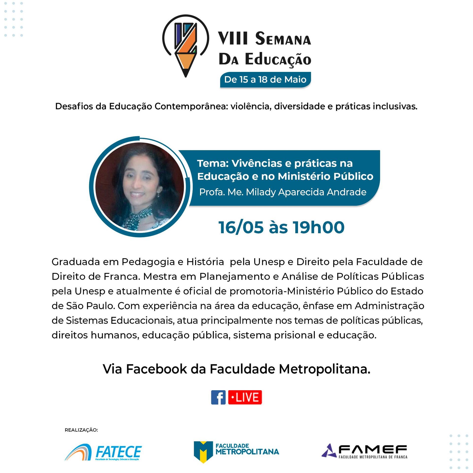 VIII Semana da Educação - 2º dia