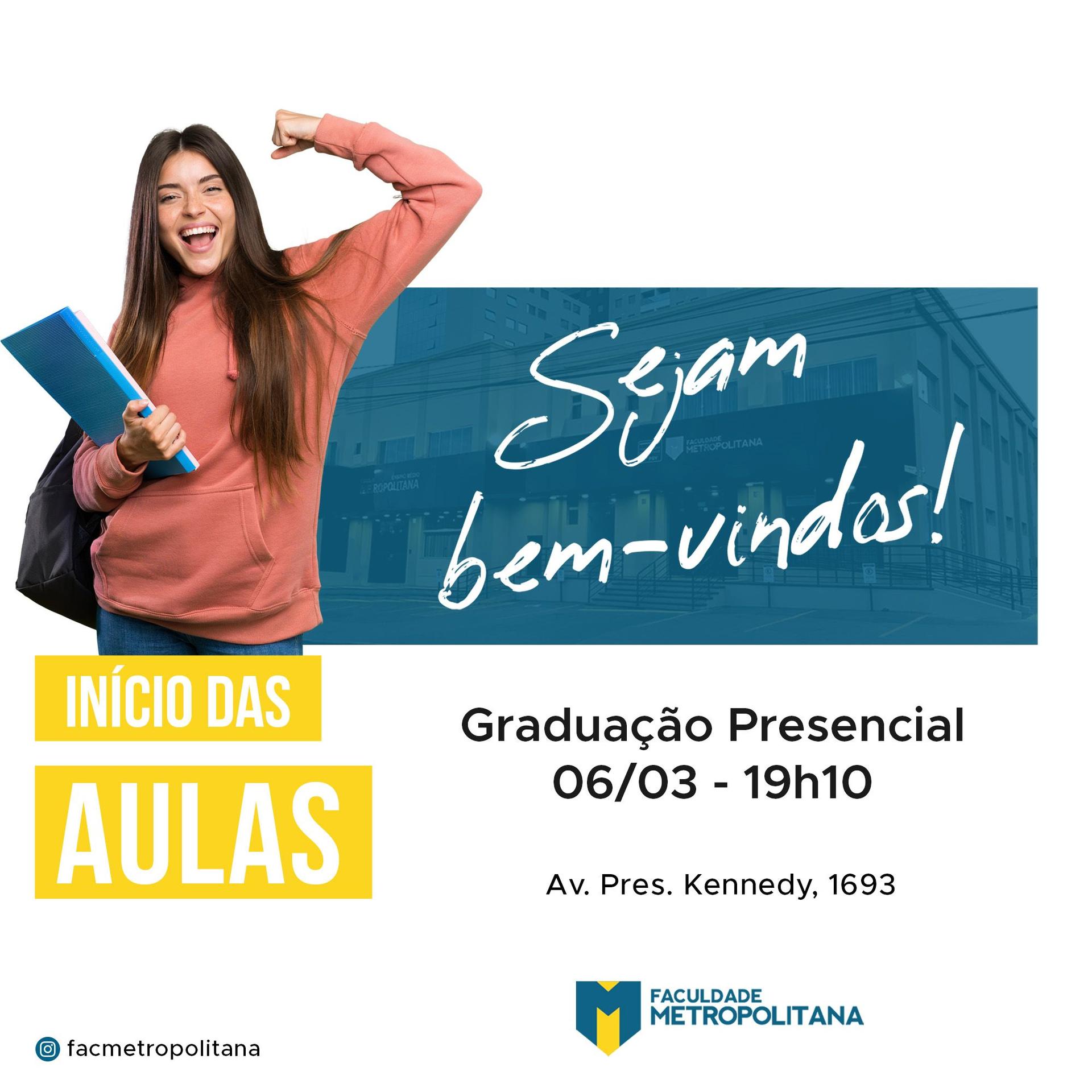 Volta às aulas Faculdade Metropolitana