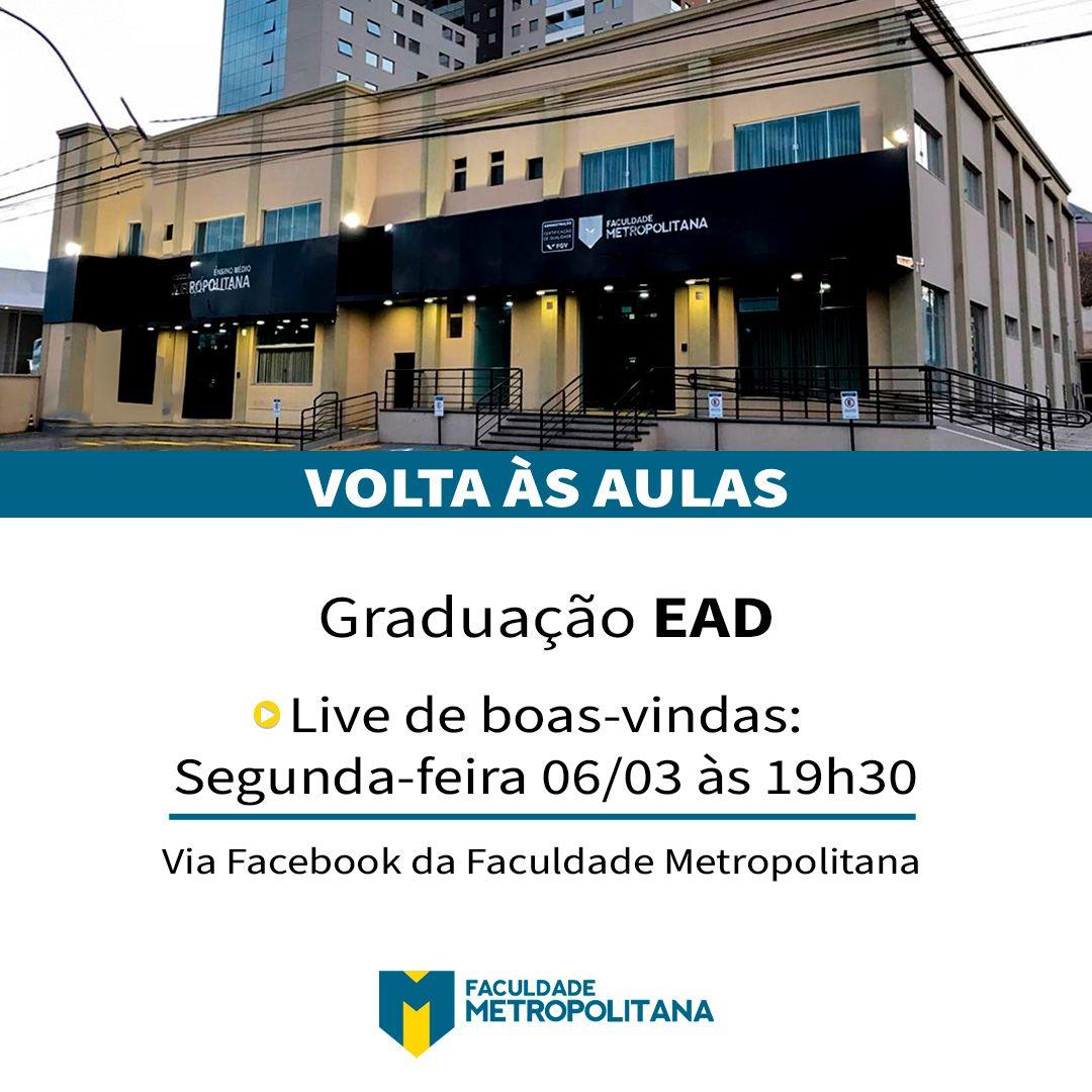 Volta às aulas - Graduação EAD