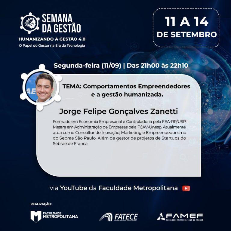 COMEÇA A 8ª EDIÇÃO DA SEMANA DA GESTÃO DA FACULDADE METROPOLITANA