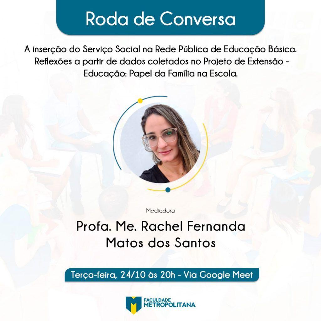 RODA DE CONVERSA SOBRE A INSERÇÃO DO SERVIÇO SOCIAL NA EDUCAÇÃO BÁSICA