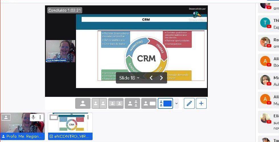 Encontros virtuais amplia conhecimento dos alunos da FAMEESP
