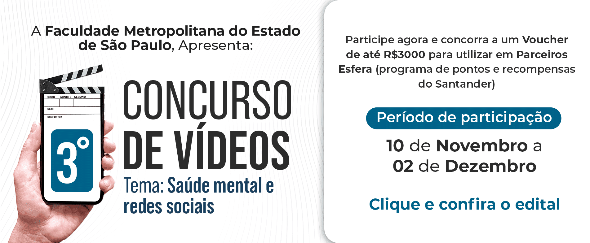 3° Concurso de Vídeos FAMEESP