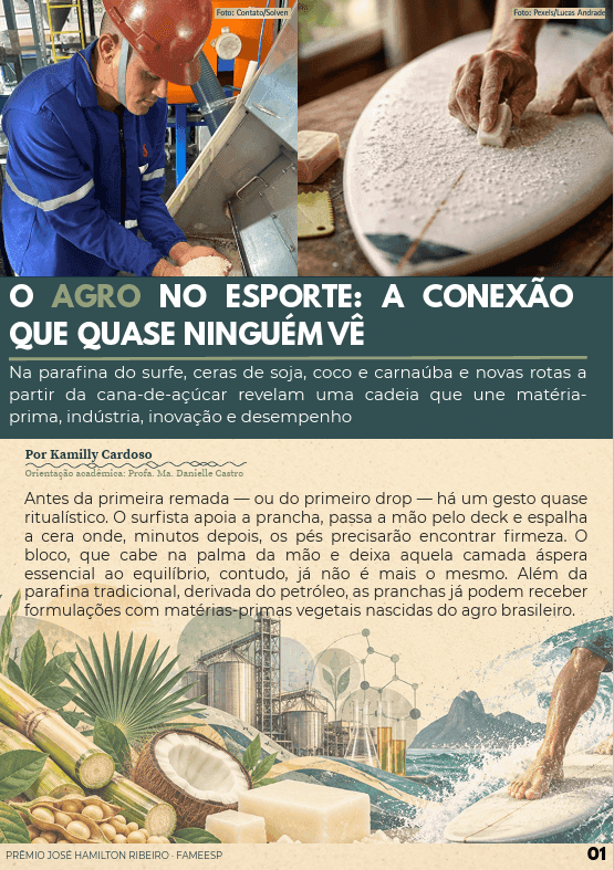REPORTAGEM “O AGRO NO ESPORTE: A CONEXÃO QUE QUASE NINGUÉM VÊ”