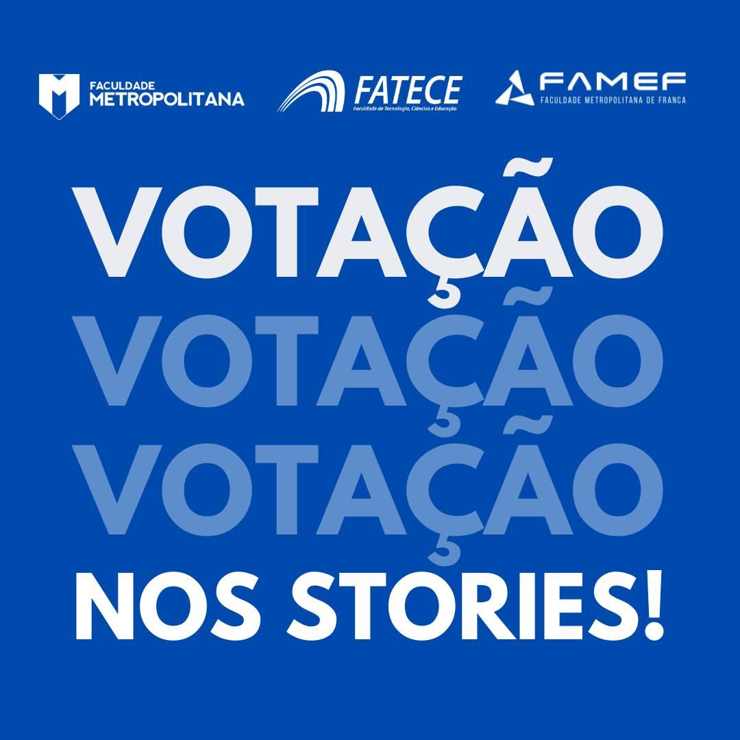 Alunos participam de votação para escolha do logotipo da 8ª Semana da Gestão