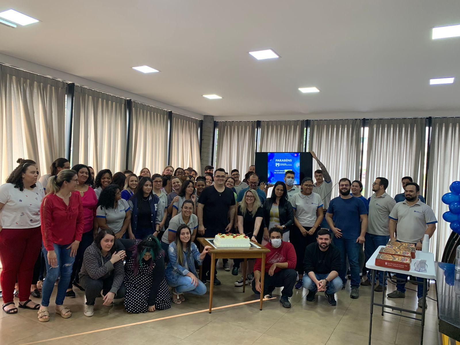 Comemoração dos 8 anos de credenciamento da Faculdade Metropolitana