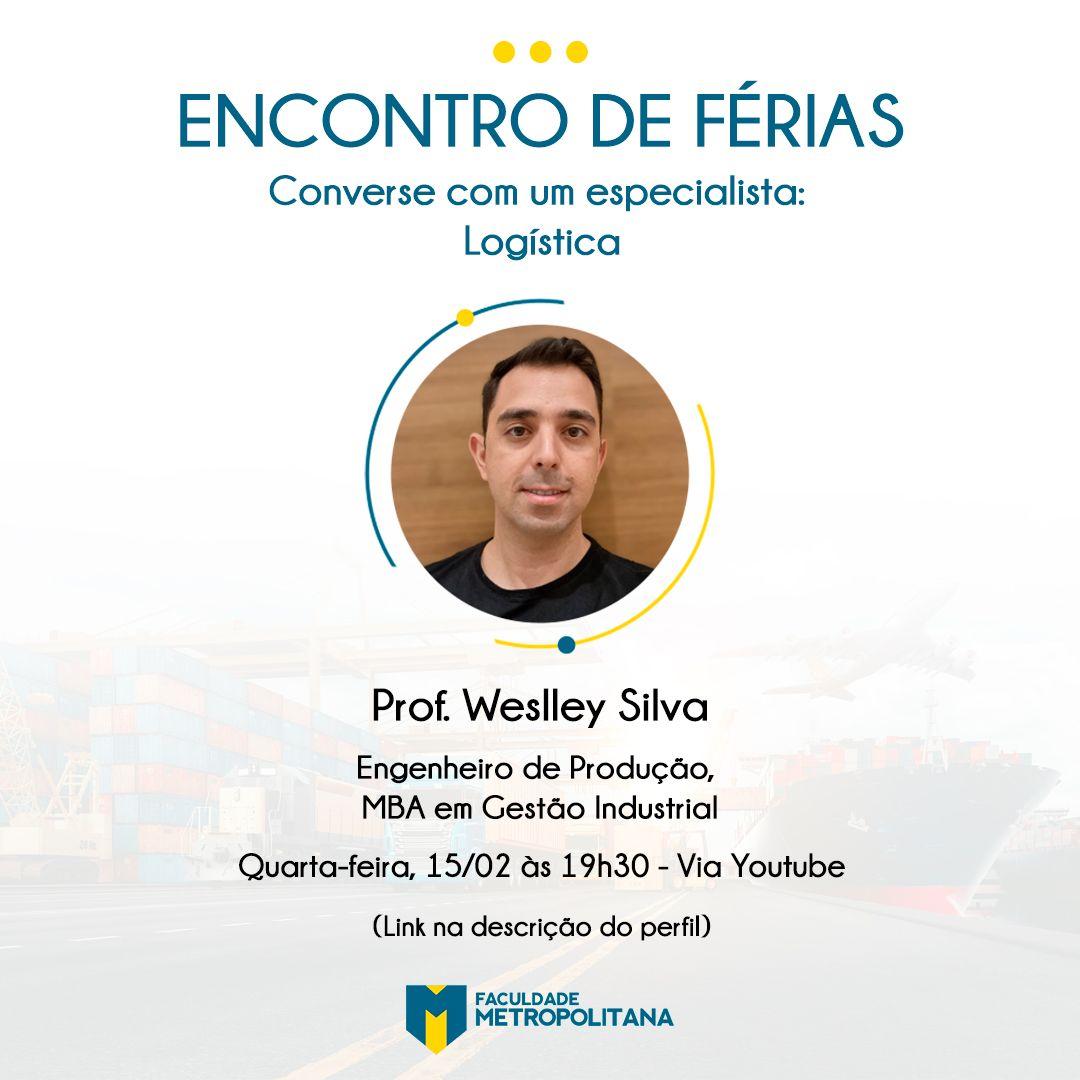 Encontro de Férias: Conversa com um especialista em Logística