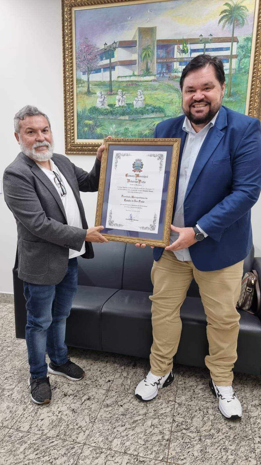 FAMEESP é homenageada pela Câmara Municipal de Ribeirão Preto