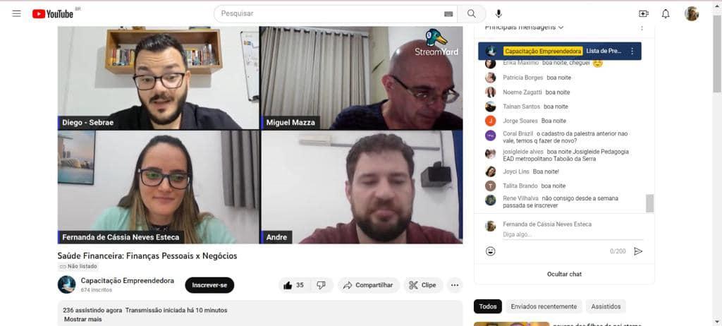 Projeto Plantão Empreendedor realizado em parceria com o Sebrae-SP é sucesso entre participantes