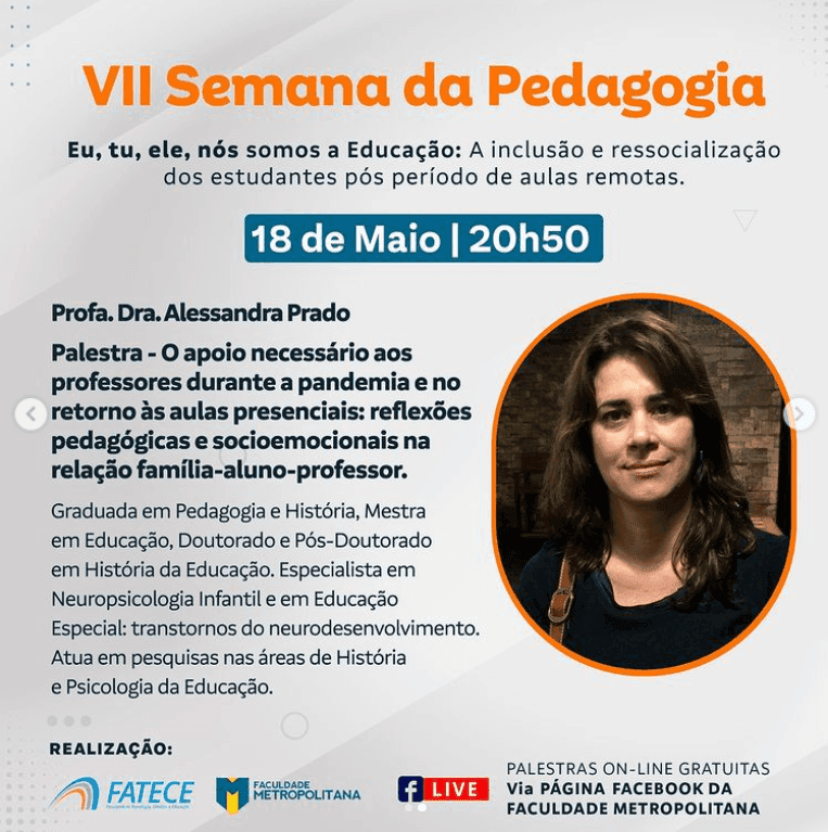 Ultimo dia da VII Semana da Pedagogia da Faculdade Metropolitana e da FATECE